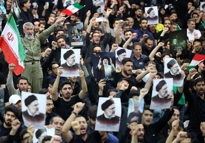 (ویدئو) حضور خاخام‌های یهودی ایران در مراسم تشییع شهید رییسی