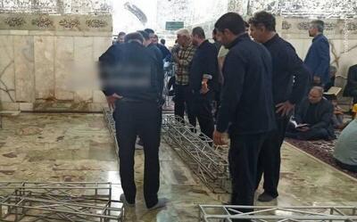 فیلم/ آماده‌سازی محل خاکسپاری شهید رئیسی در حرم رضوی