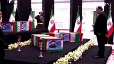 فیلم/ ادای احترام رئیس‌جمهور تاجیکستان به رئیس‌جمهور شهید