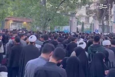فیلم/انتظار مردم از ساعات ابتدایی صبح پشت درب دانشگاه‌ تهران