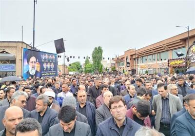 تجمع بزرگ اردبیلی‌ها در سوگ رئیس جمهور شهید - تسنیم