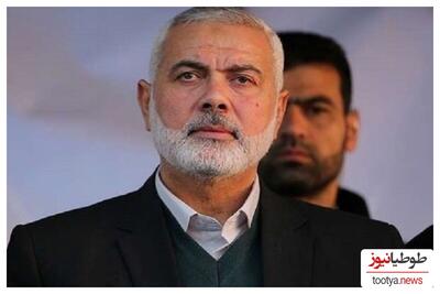 (ویدئو) اسماعیل هنیه، رهبر حماس،  در تشییع رئیس جمهور شهید ایران