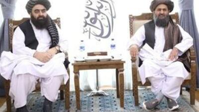 دیدار هیات طالبان با اسماعیل هنیه در تهران (عکس)