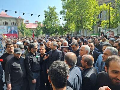 آغاز مراسم ادای احترام به شهید امیرعبداللهیان در وزارت خارجه ایران