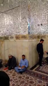 جدیدترین ویدئو از محل دفن شهید رئیسی در حرم مطهر امام رضا (ع)