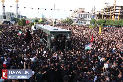 حضور ۳ میلیون نفر در مراسم تشییع رئیس‌جمهور شهید در مشهد