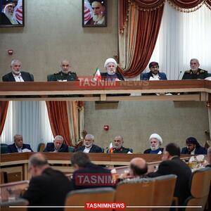 جلسه گروه‌های مقاومت با حضور سردار سلامی و سردار قاآنی در تهران