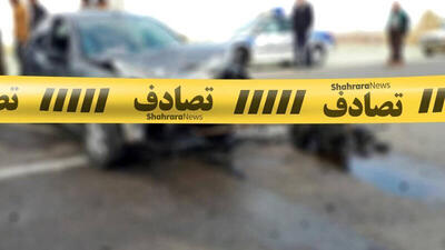 تصادف زنجیره‌ای ۵ خودرو در محور سوادکوه به تهران