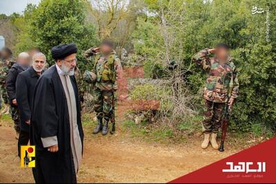 تصاویر دیده نشده از شهید رئیسی در بین رزمندگان حزب‌الله
