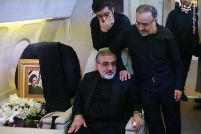 عکس/ جای خالی رئیس جمهور بر روی صندلی خود در هواپیما