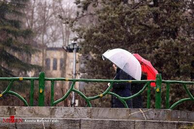 تداوم رگبار و وزش باد در تهران تا ۳ روز آینده