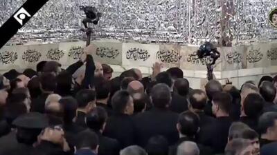 رئیس‌جمهور شهید در حرم امام رضا (ع) به خاک سپرده شد