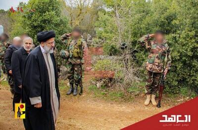 بازدید آیت‌الله رئیسی از پایگاه حزب الله در لبنان + عکس