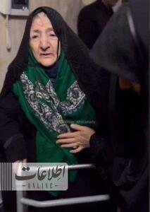 تصاویری جدید از مادر رئیس جمهور شهید