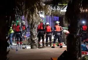 فروریختن ساختمان در اسپانیا با ۲۰ کشته و مصدوم