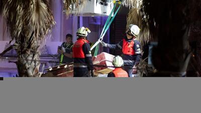 ریزش ساختمان مسکونی در اسپانیا با ۴ کشته و ۲۱ زخمی