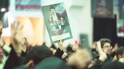 بدرقه‌ باشکوه پیکر رئیس‌ جمهور شهید توسط مردم تهران