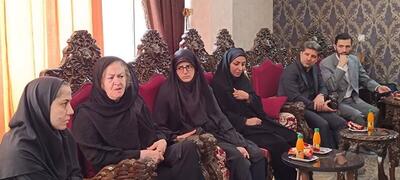 دیدار مریم کاظمی پور با خانواده زنده یاد رشید مسجدی