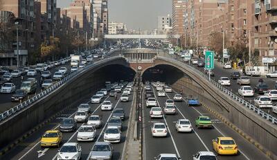 ترافیک سنگین و روان در بزرگراه‌های پایتخت