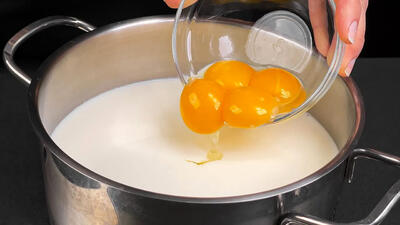 (ویدئو) نحوه درست کردن پنیر خانگی با 4 تخم مرغ و 1.5 لیتر شیر به سبک آلمانی