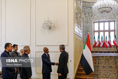دیدار وزیر خارجه سودان با علی باقری +عکس