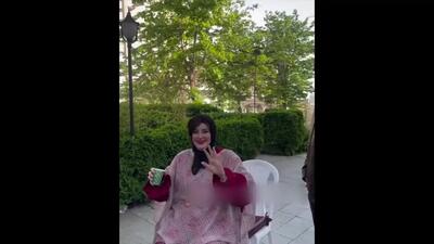 ویدئویی عجیب از رقص و عشوه نعیمه نظام دوست!