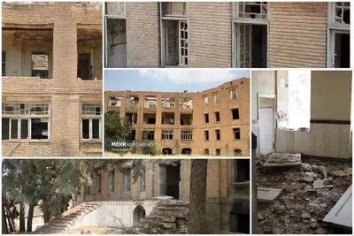 تخریب بیمارستان تاریخی و ثبت ملی شده در کرمانشاه