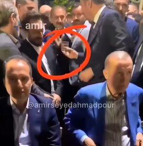 وقتی اردوغان حتی به محافظای خودش هم اعتماد ندارد + فیلم