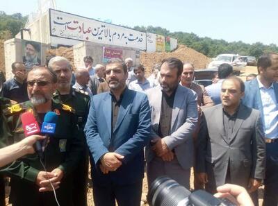 افتتاح مخزن ذخیره آب روستای کردآباد علی آباد کتول