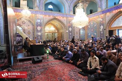 برگزاری مراسم یادبود رئیس جمهور شهید و همراهان در مسجد امام بازار بزرگ تهران