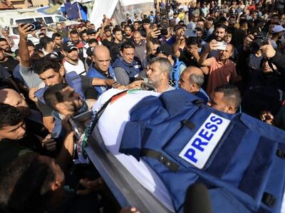 افزایش شمار خبرنگاران کشته شده در جنگ غزه