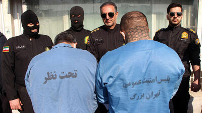 بازداشت اوباش قمه به دست در نعمت‌آباد تهران