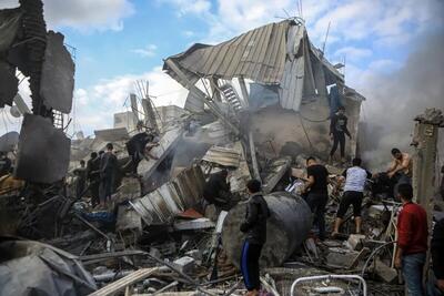 بمباران مناطق مسکونی رفح از سوی جنگنده‌های اسرائیلی