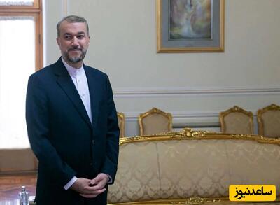 چهره غمگین همسر و پسر امیرعبداللهیان در میزبانی از وزیر امور خارجه عمان در خانه شان +عکس/ چقدر دیدن جای خالی وزیر شهید دردناکه