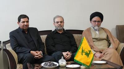 حضور مخبر در دفتر مرکزی حزب‌الله لبنان در تهران