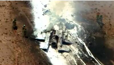 جنگنده اف-۳۵ آمریکا سقوط کرد