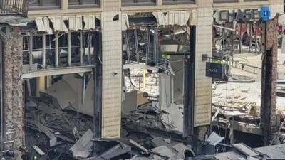 (ویدئو) لحظه انفجار یک ساختمان بر اثر نشت گاز در شهر اوهایو آمریکا