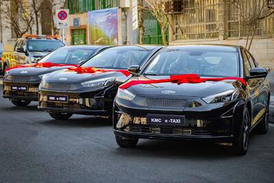 آغاز به کار ۱۰۰۰ دستگاه تاکسی برقی در تهران