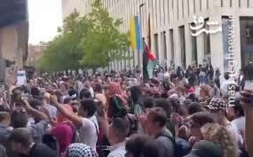 فیلم/ آلمانی‌ها هم در حمایت از غزه به خیابان‌ها آمدند