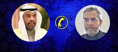 گفت‌وگوی تلفنی وزیر خارجه کویت و سرپرست وزارت خارجه ایران