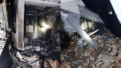تخریب واحد مسکونی در خیابان دماوند تهران / مرد 35 ساله دچار سوختگی شد
