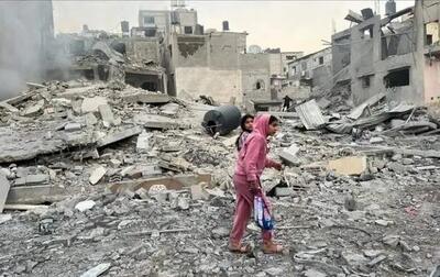 غزه به ویرانه تبدیل شده است