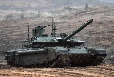 انهدام تانک T-90M ارتش روسیه توسط FPV اوکراینی+فیلم