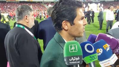 اختصاصی/ مصاحبه حسین بادامکی پس از برتری پرسپولیس مقابل مس و قهرمانی در لیگ برتر