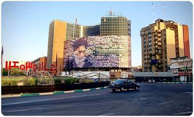 عکس/ تازه‌ترین دیوارنگاره میدان ولیعصر(عج)