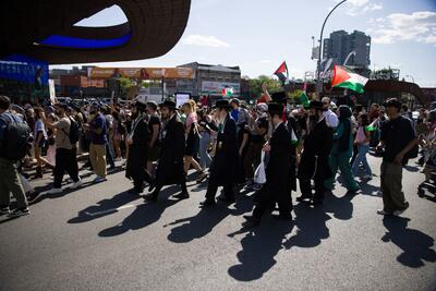 معترضان به اسرائیل قسمتی از موزه بروکلین نیویورک را اشغال کردند | خبرگزاری بین المللی شفقنا
