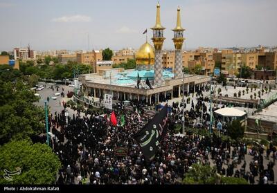 حرکت کاروان پیاده زائران امام خمینی (ره) از باقرشهر تا حرم - تسنیم