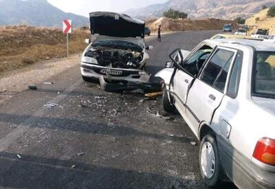 تصادف خودرو نیسان با سمند در جاده میناب ۴ نفر را به کام مرگ کشاند