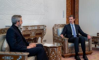 بشار اسد در دیدار با باقری؛ مقاومت یک انتخاب راهبردی باقی می‌ماند