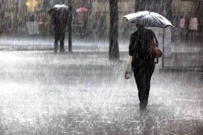 زمان بارش شدید باران در نقاط مختلف کشور مشخص شد